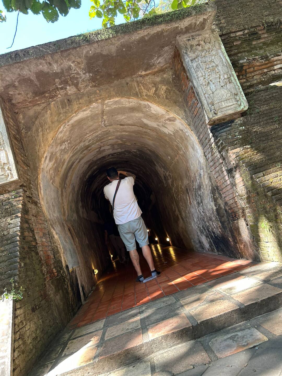 Candle-lit tunnels at Wat Umong